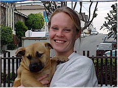 claire&pup.jpg (23647 bytes)